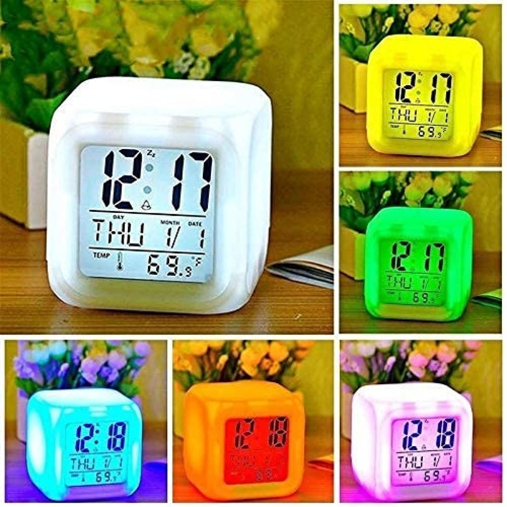 Table Clock 7 Color Changing