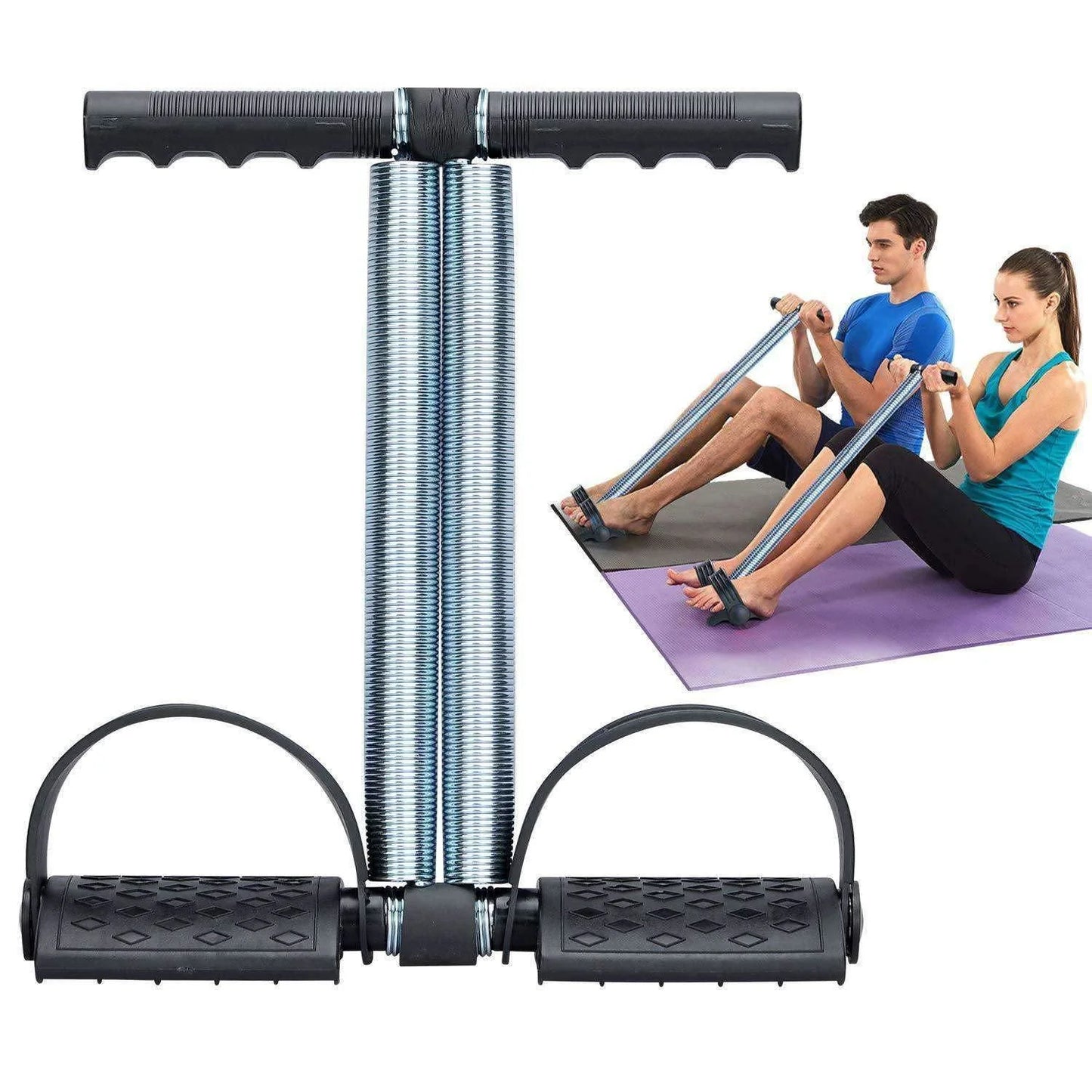 Efficient Tummy Trimmer Double Spring Exercise Machine