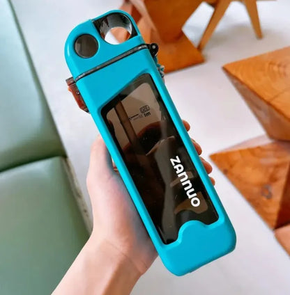 ZANNUO Imported Plastic Water Bottle With Straw