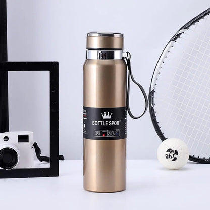 Stainless Steel Thermos Cup Vacuum Tumbler Sport Water Bottle (Random Color)