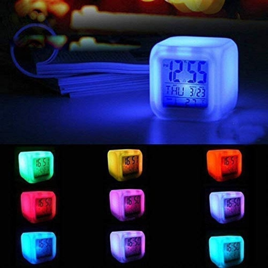 Table Clock 7 Color Changing