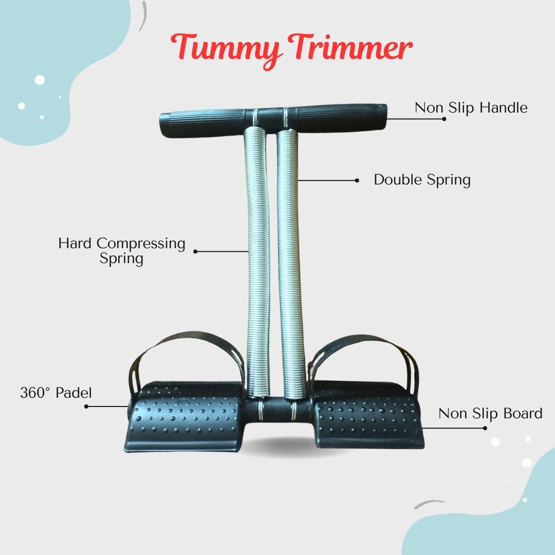 Efficient Tummy Trimmer Double Spring Exercise Machine