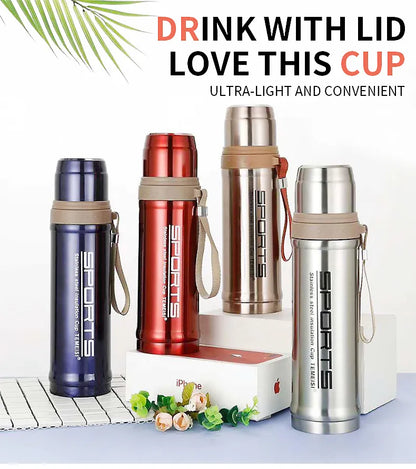 Stainless Steel Sports Water Bottle 750 ML