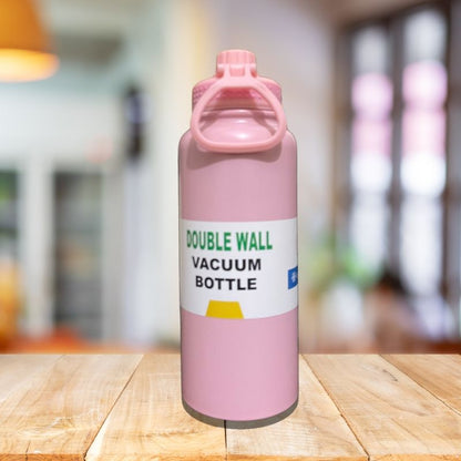 Premium Quality Double Wall Vacuum Stainless Steel Water Bottle (Random Color)